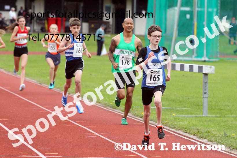 800 metres 18, NECAA Open Meeting, Morpeth, Sunday, March 23rd. David T. Hewitson/Sports for All Pics